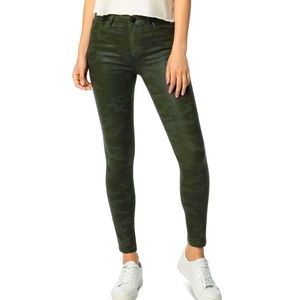 Joe’s Jeans | The Icon | Mid-Rise Skinny Coated Laser Camo Jeans | 26